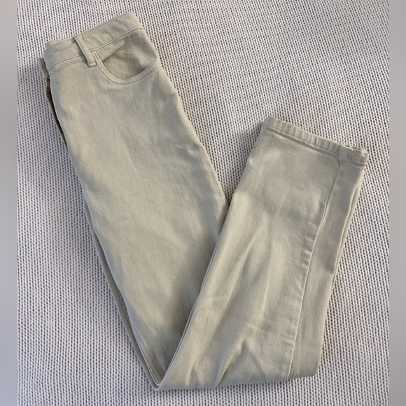 Aritzia Wilfred Free Cream Straight Leg Jeans Size 4 - Picture 2 of 7